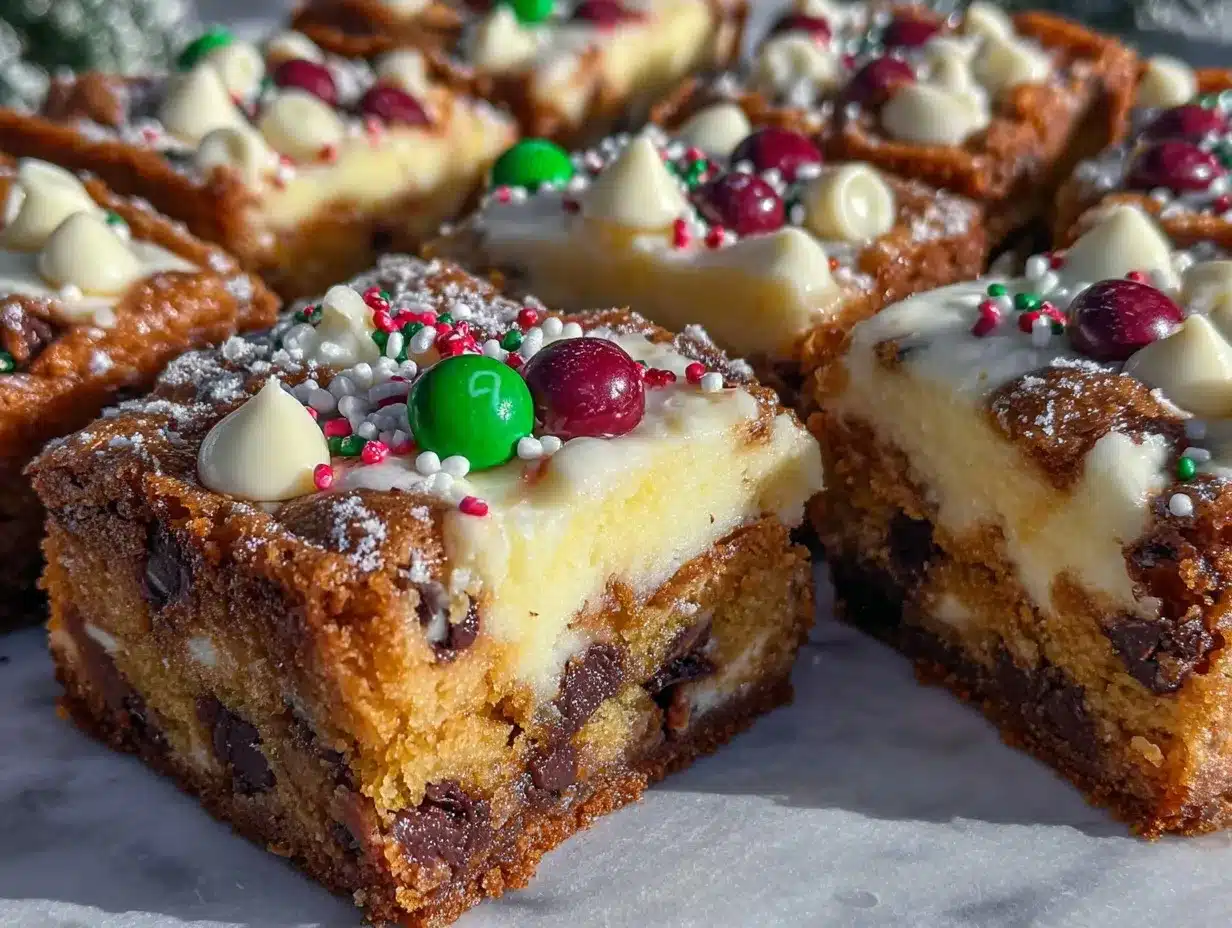 Christmas Cookie Bars preparation steps