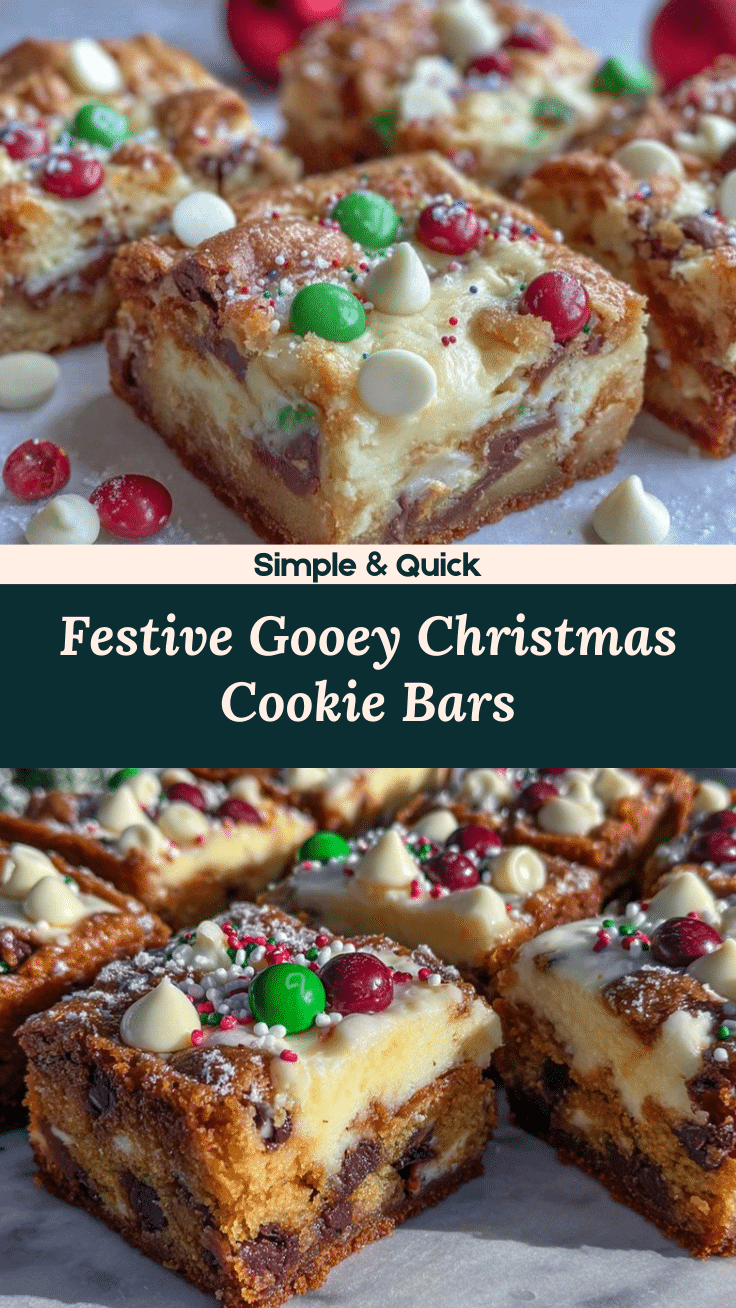 Christmas Cookie Bars recipe