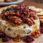 Cranberry Pecan Baked Brie - featured image