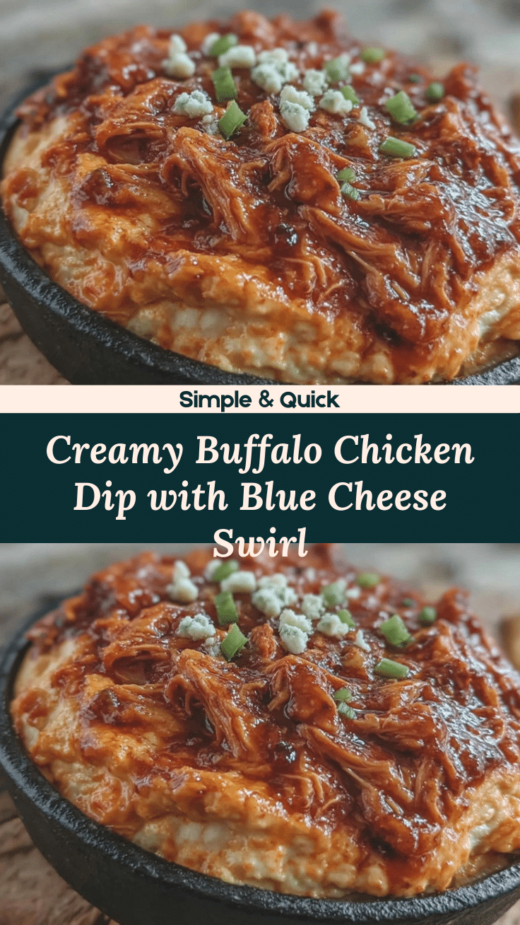 creamy buffalo chicken dip recipe