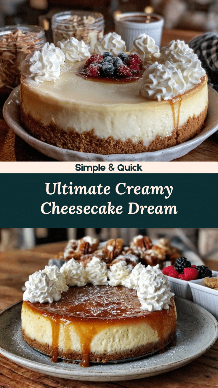 creamy cheesecake desserts recipe
