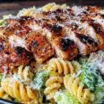 Creamy Chicken Caesar Pasta Salad - featured image