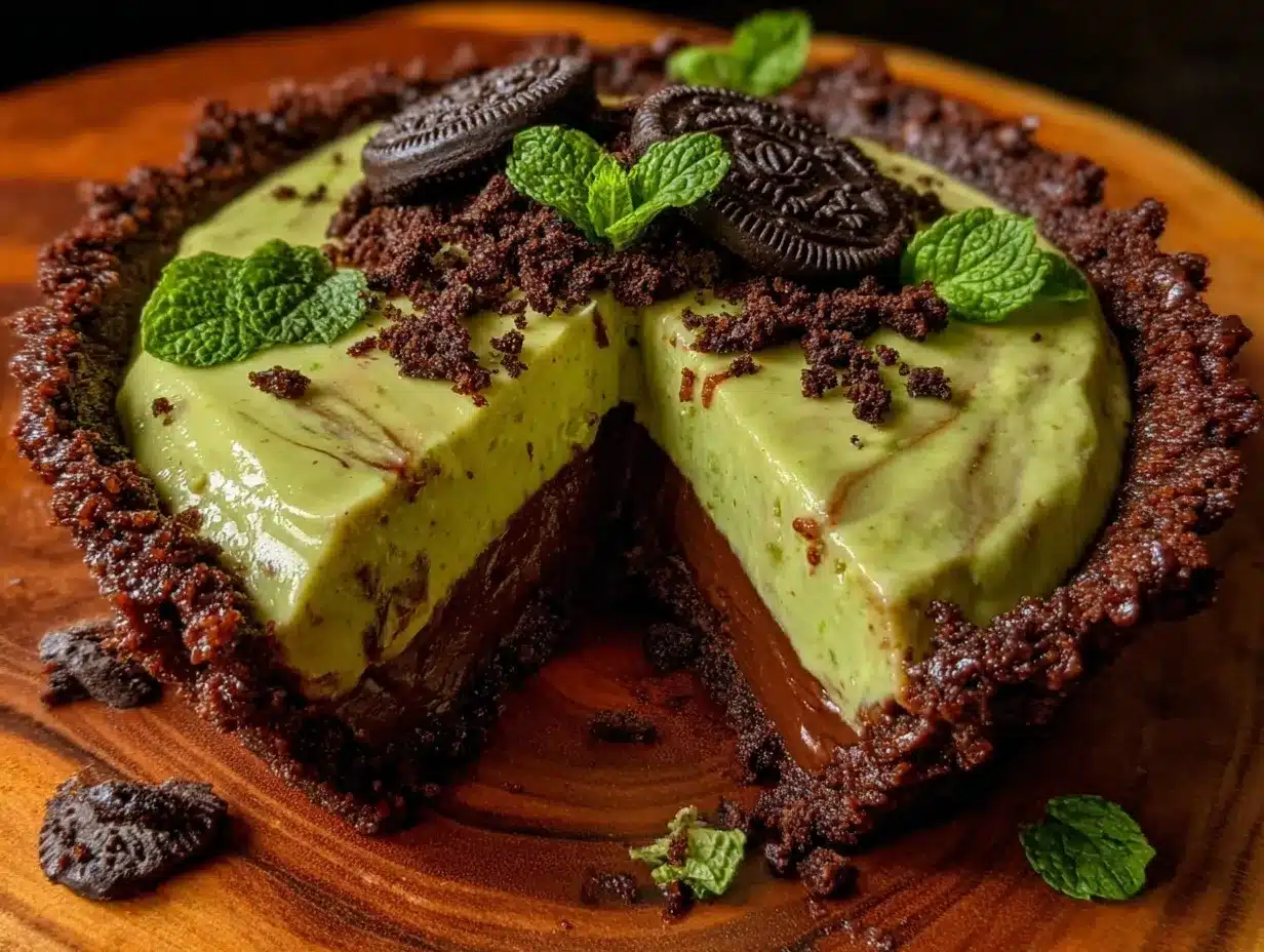 creamy grasshopper pie preparation steps
