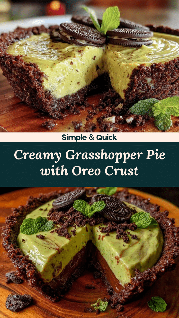 creamy grasshopper pie recipe