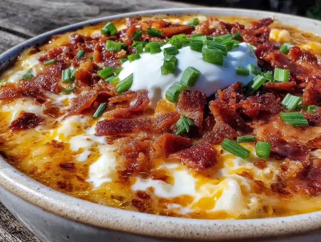 creamy loaded baked potato soup - featured image