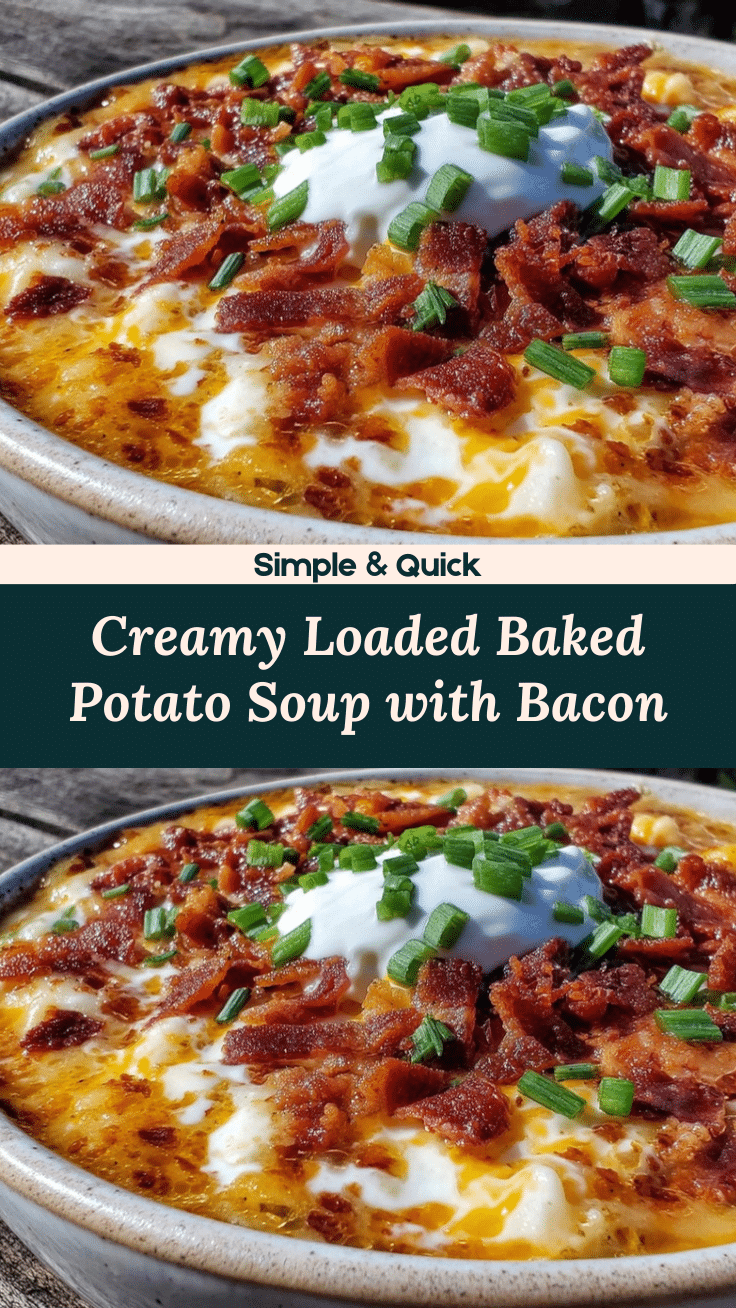 creamy loaded baked potato soup recipe