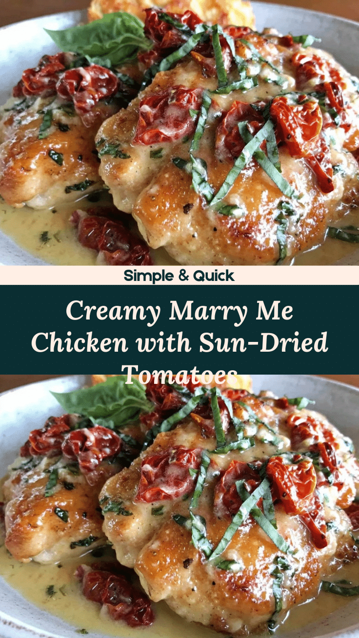 creamy marry me chicken recipe