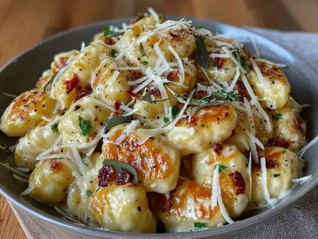 creamy potato gnocchi - featured image