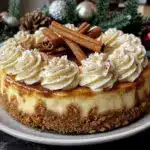 creamy snickerdoodle cheesecake - featured image