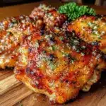 crispy air fryer chicken thighs - featured image