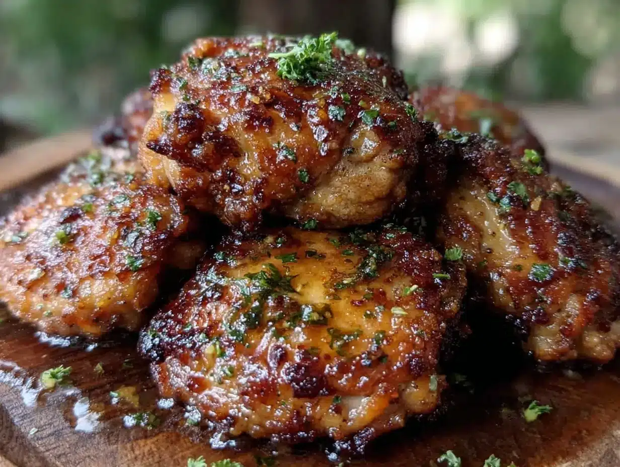 crispy air fryer chicken thighs preparation steps