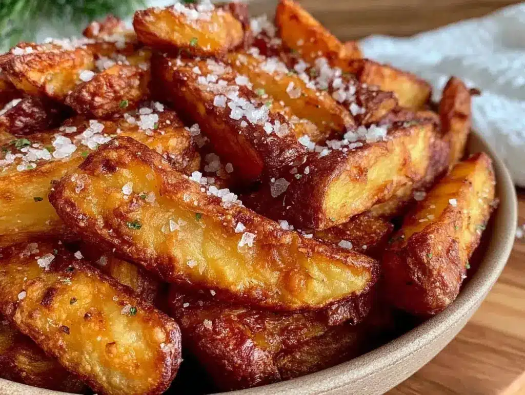 crispy air fryer french fries - featured image