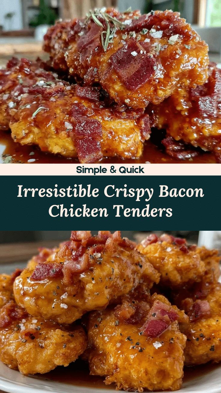 crispy bacon brown sugar chicken tenders recipe