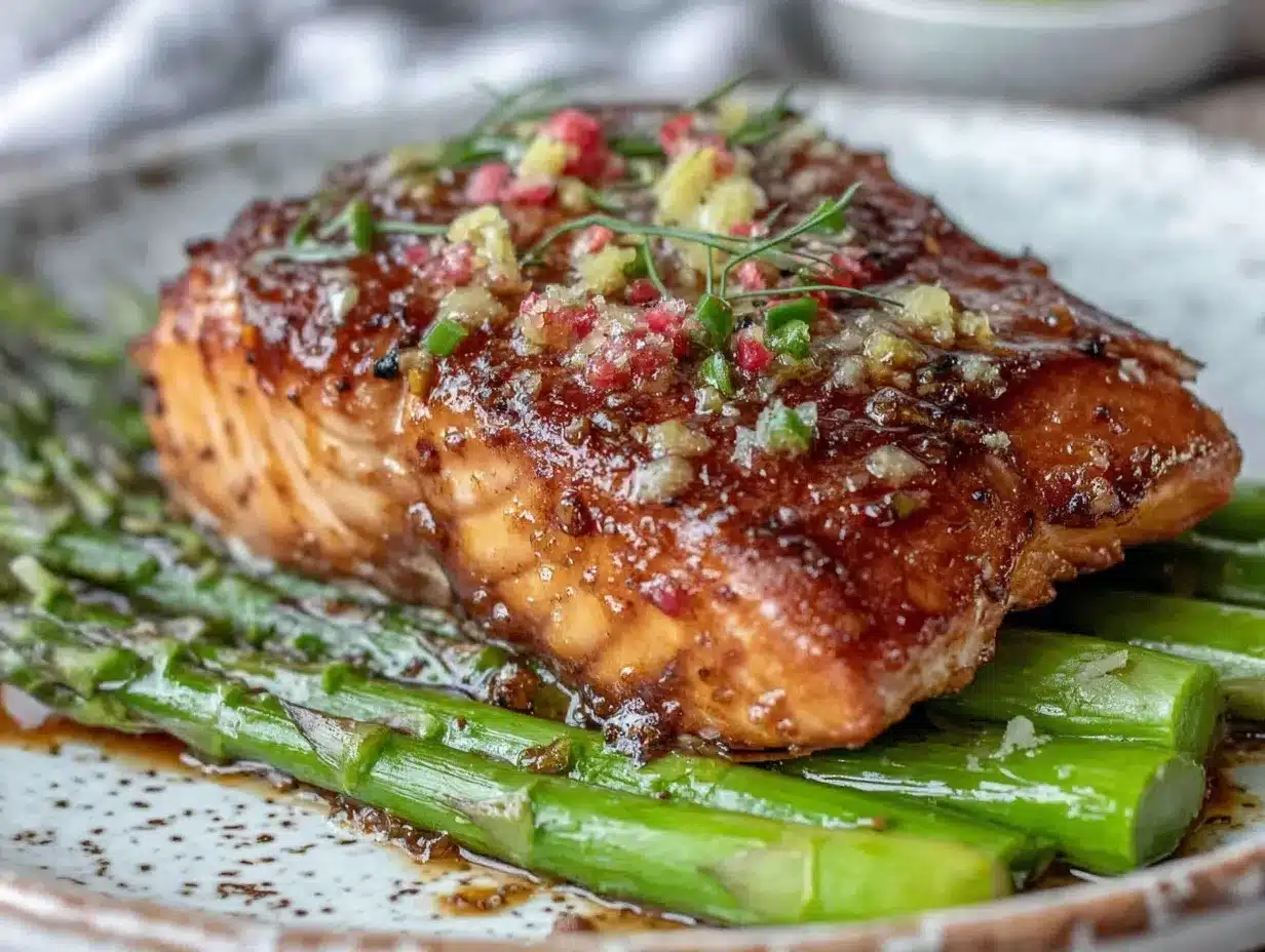 crispy lemon garlic butter salmon preparation steps