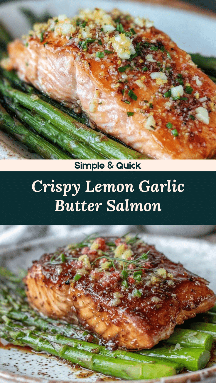 crispy lemon garlic butter salmon recipe