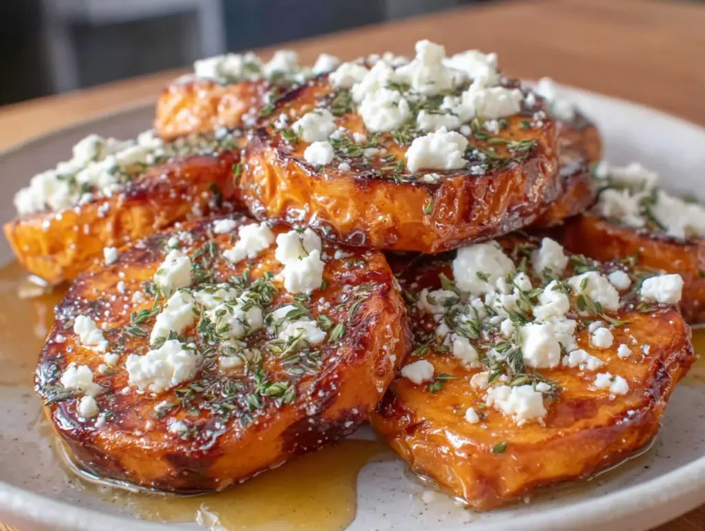 crispy roasted sweet potato rounds - featured image