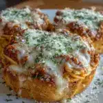 Crispy Spaghetti Garlic Bread Bowls - featured image