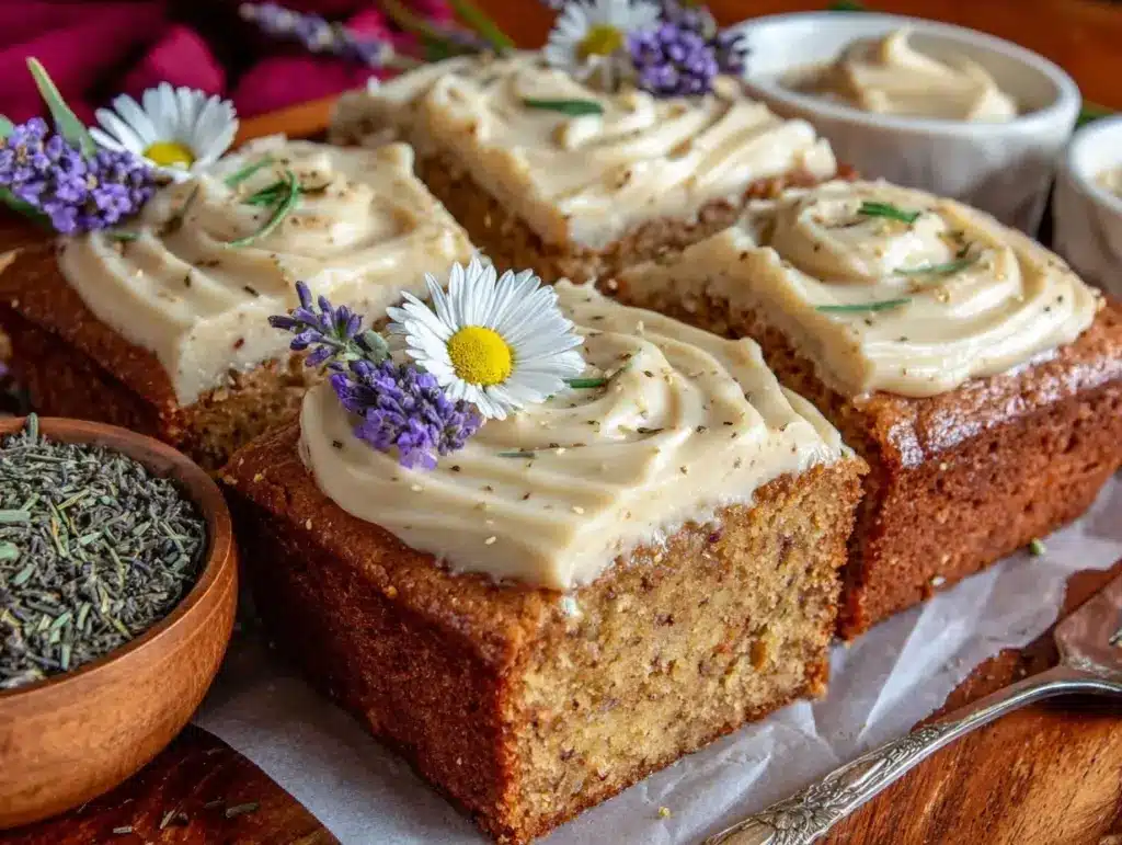 Earl Grey Lavender Sheet Cake - featured image