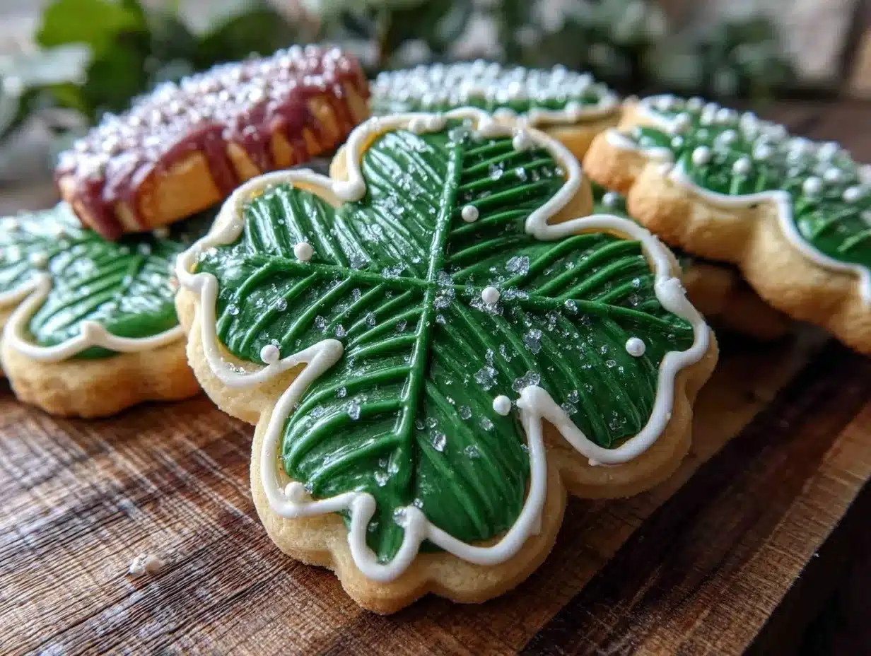 easy shamrock sugar cookies preparation steps