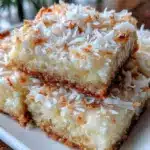 fluffy coconut bars - featured image
