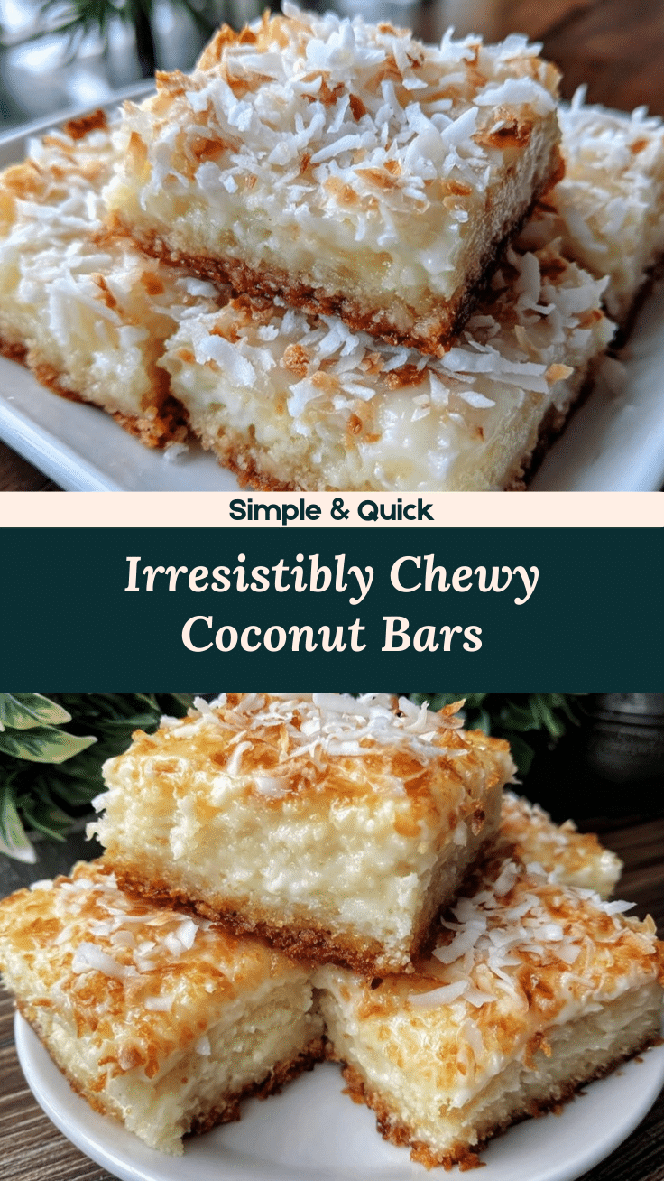 fluffy coconut bars recipe