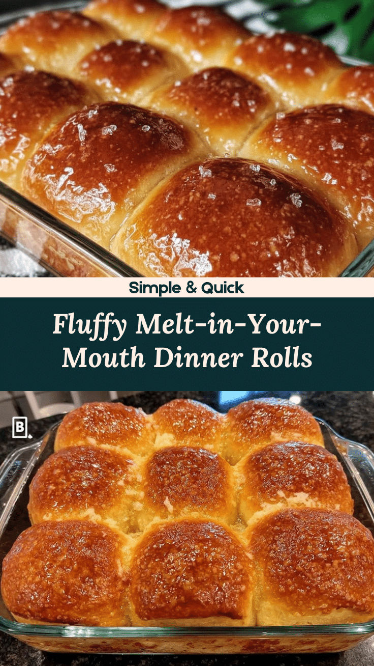 fluffy homemade dinner rolls recipe