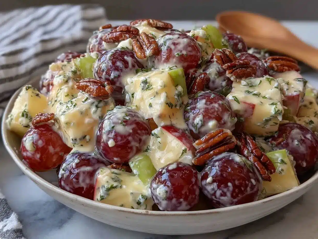 fresh apple salad preparation steps