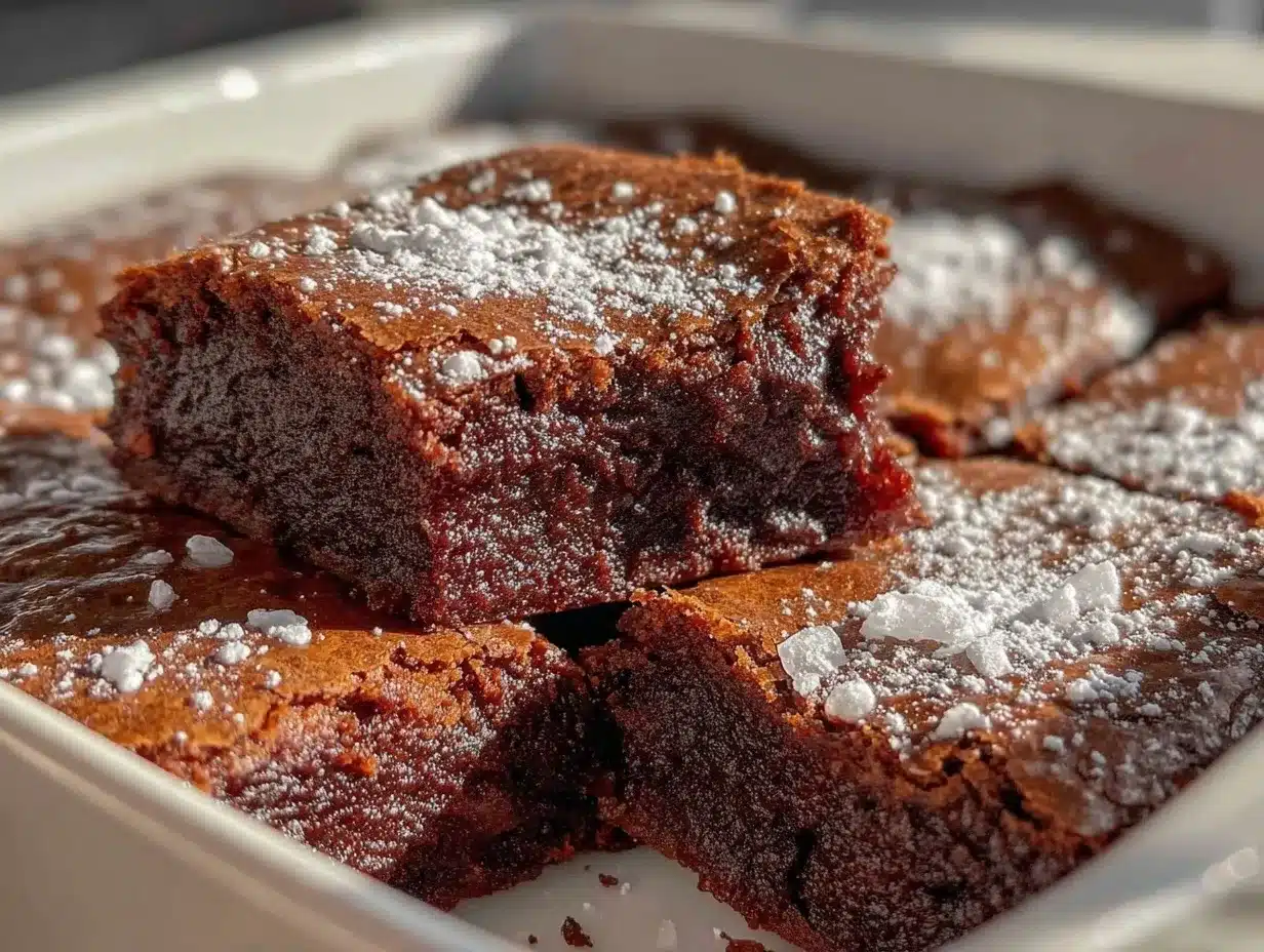 gingerbread brownies preparation steps