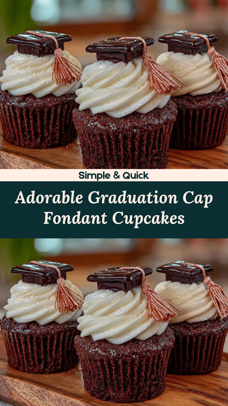 graduation cap cupcakes recipe