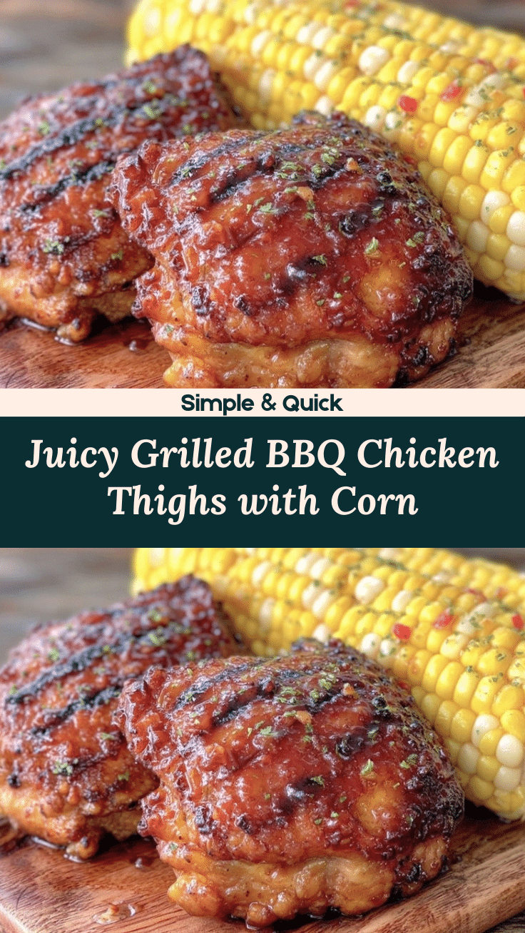 grilled BBQ chicken thighs recipe