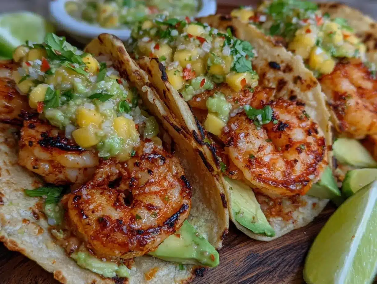grilled shrimp tacos preparation steps