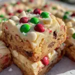 Grinch Christmas Cookie Bars - featured image