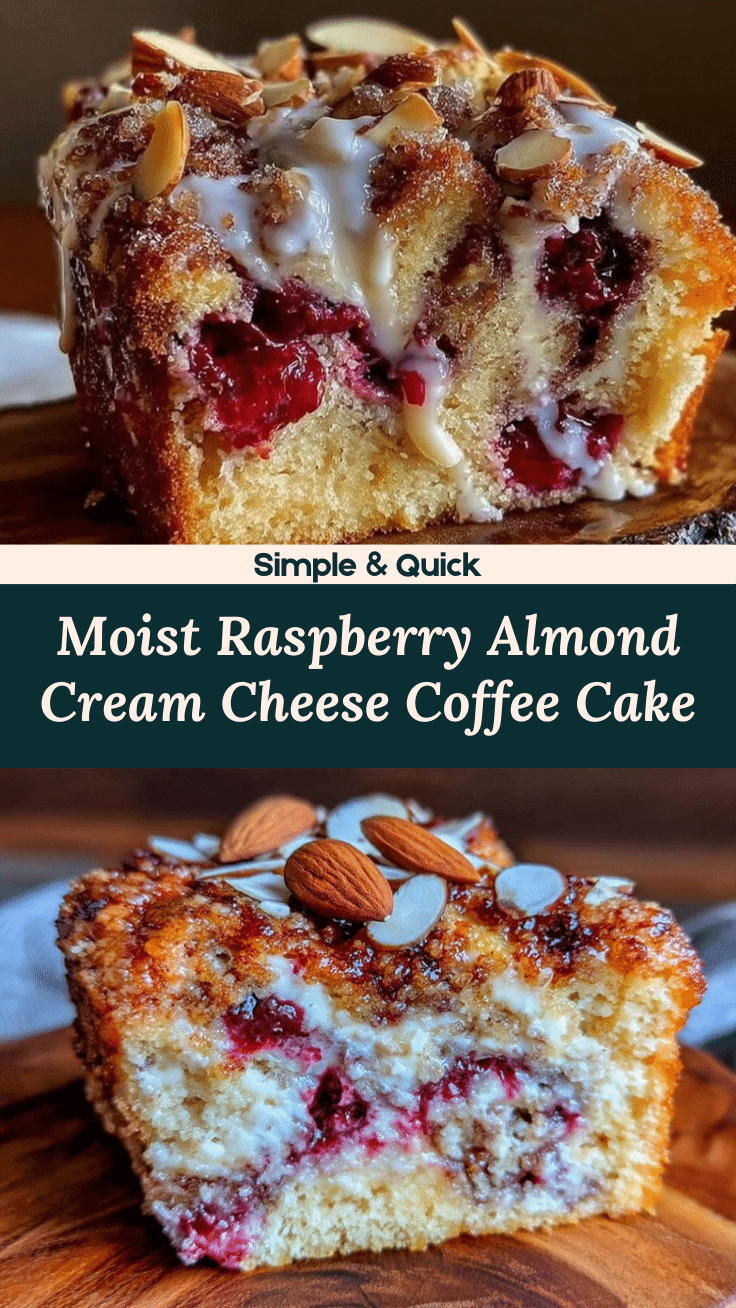 moist raspberry almond cream cheese coffee cake recipe