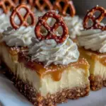 No-Bake Salted Caramel Pretzel Bars - featured image