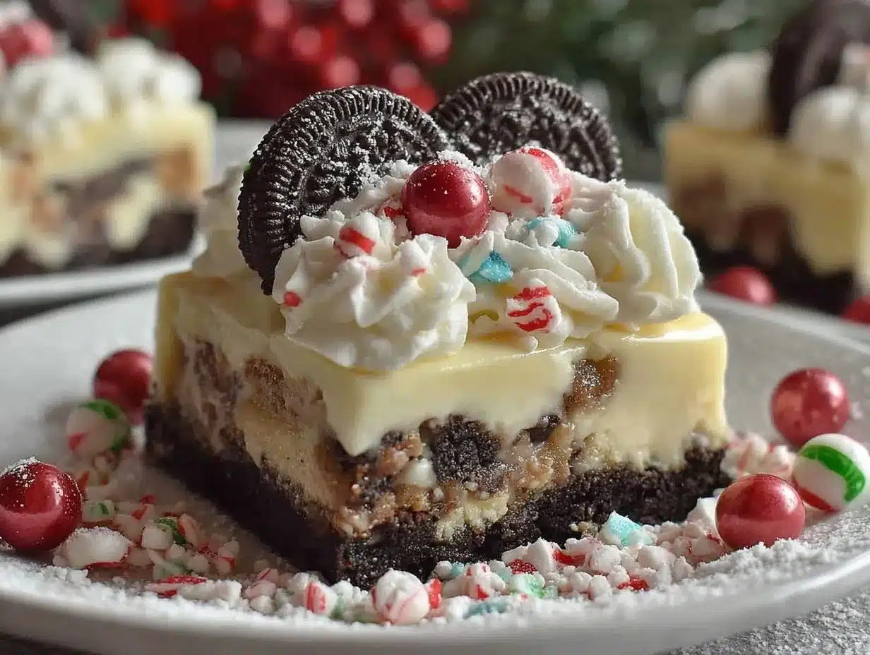 Oreo lasagna preparation steps