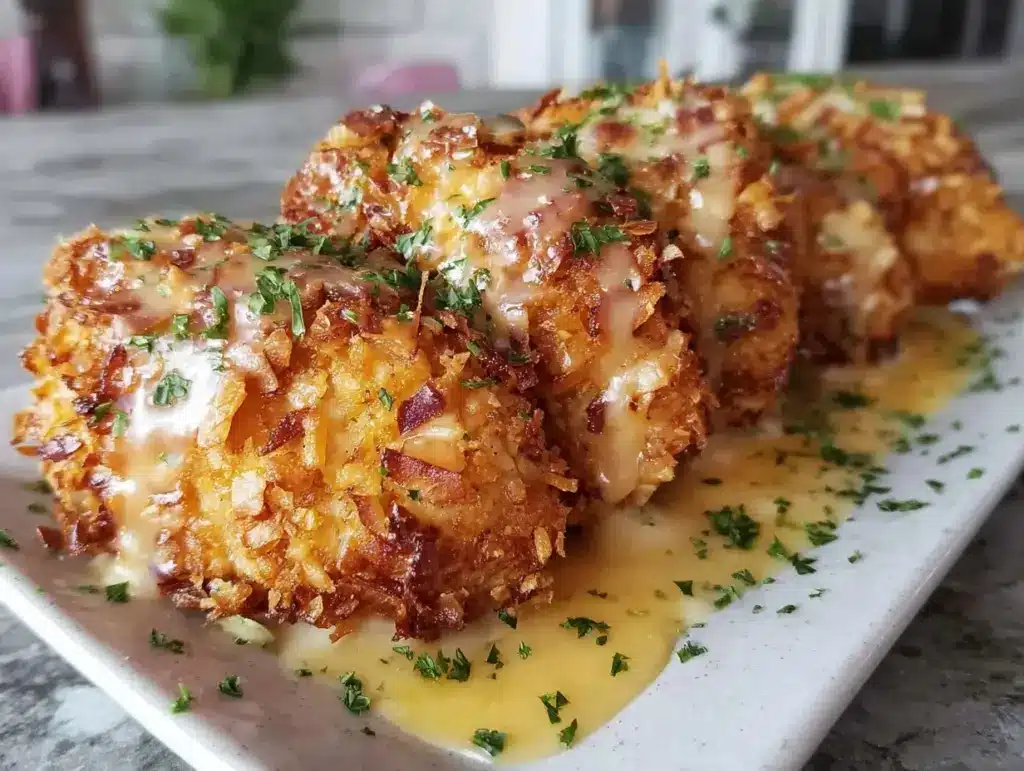 parmesan crusted chicken - featured image