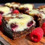 raspberry cheesecake brownies - featured image