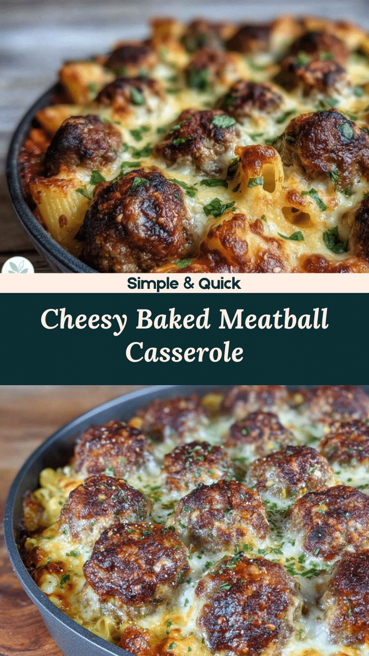 savory meatball casserole recipe
