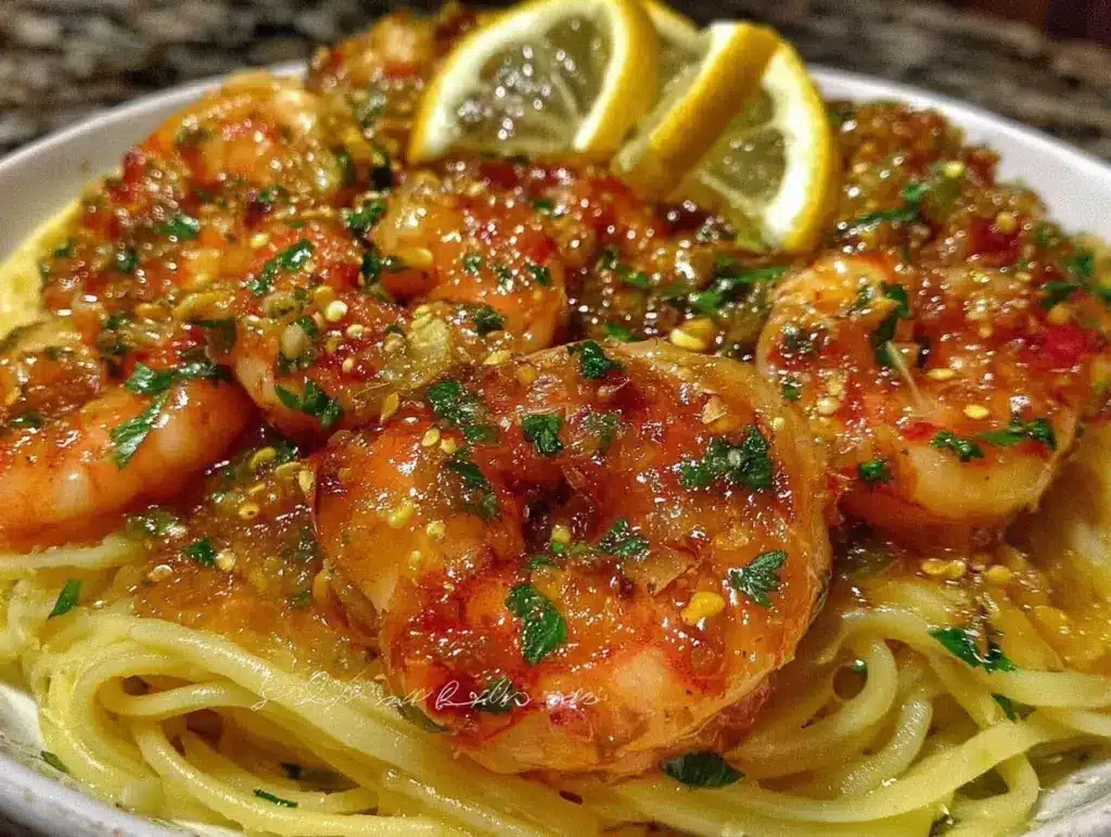 shrimp scampi recipe - featured image