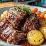slow cooker pot roast - featured image