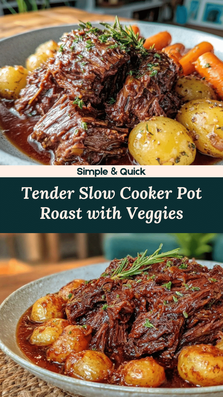slow cooker pot roast recipe