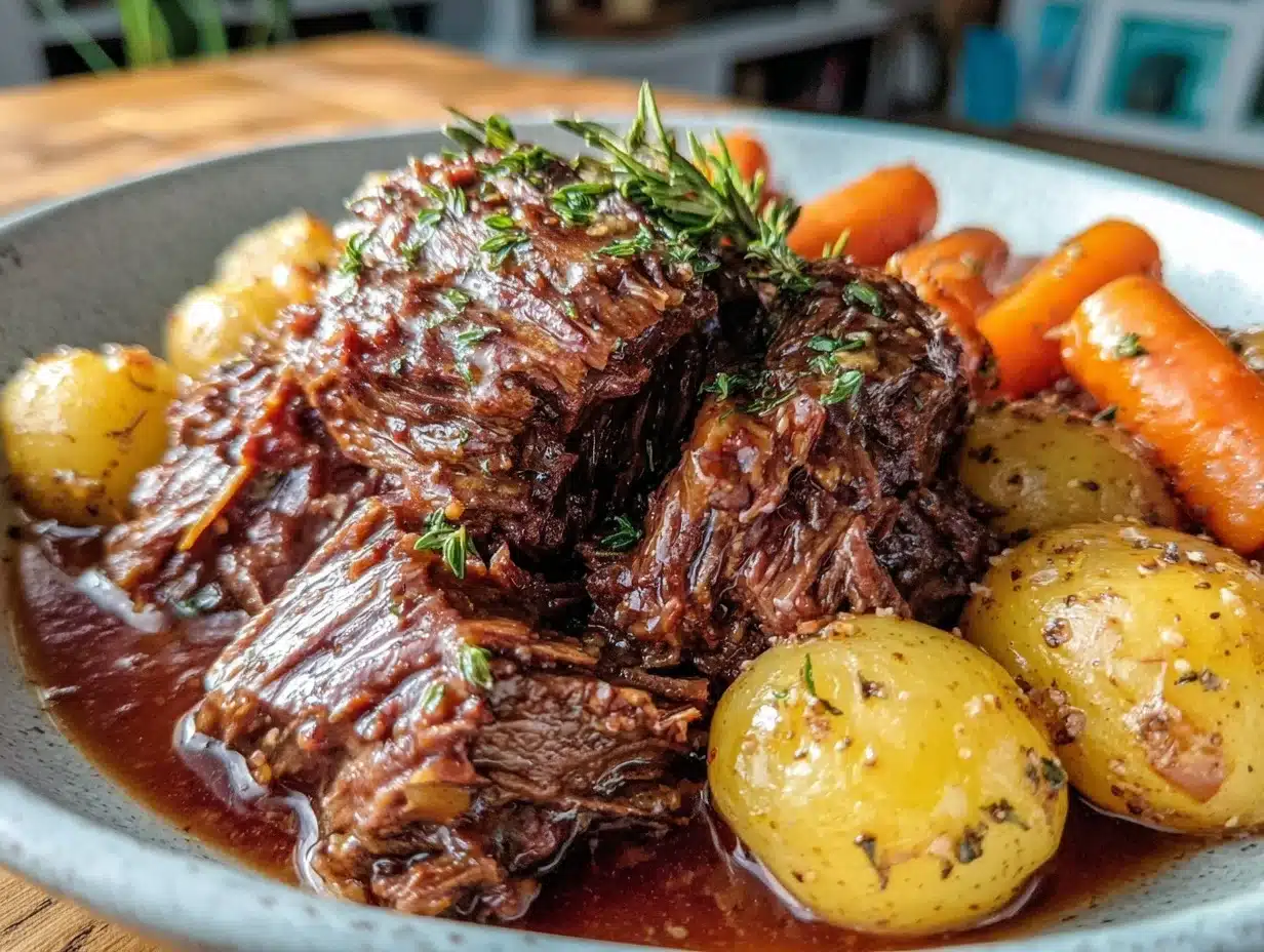 slow cooker pot roast - featured image