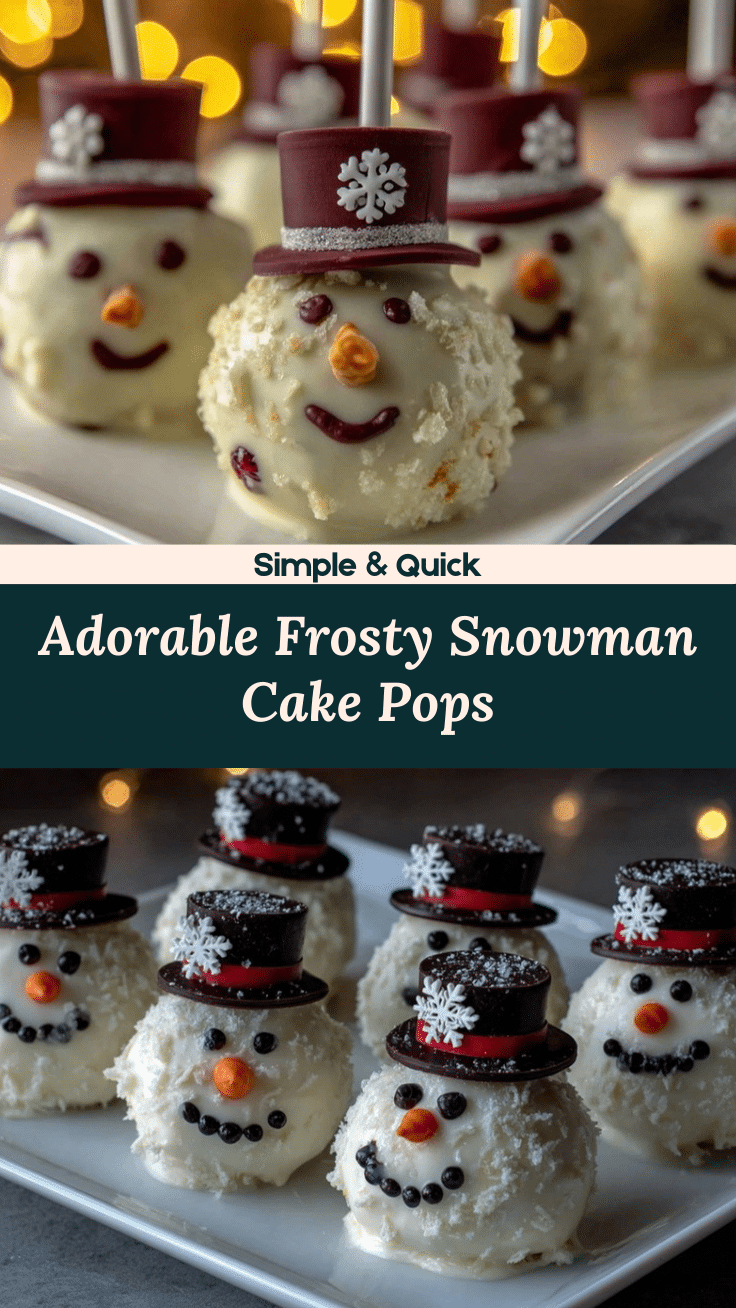 snowman cake pops recipe