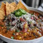 southwest lentil tortilla soup - featured image