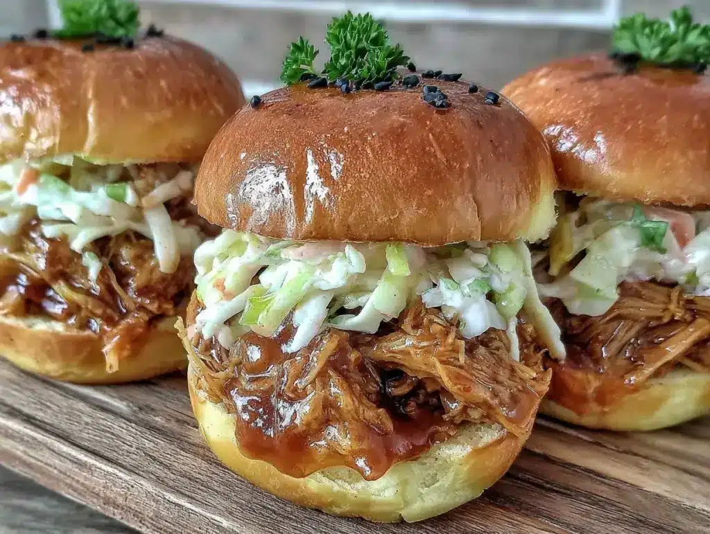 tender pulled pork sliders - featured image