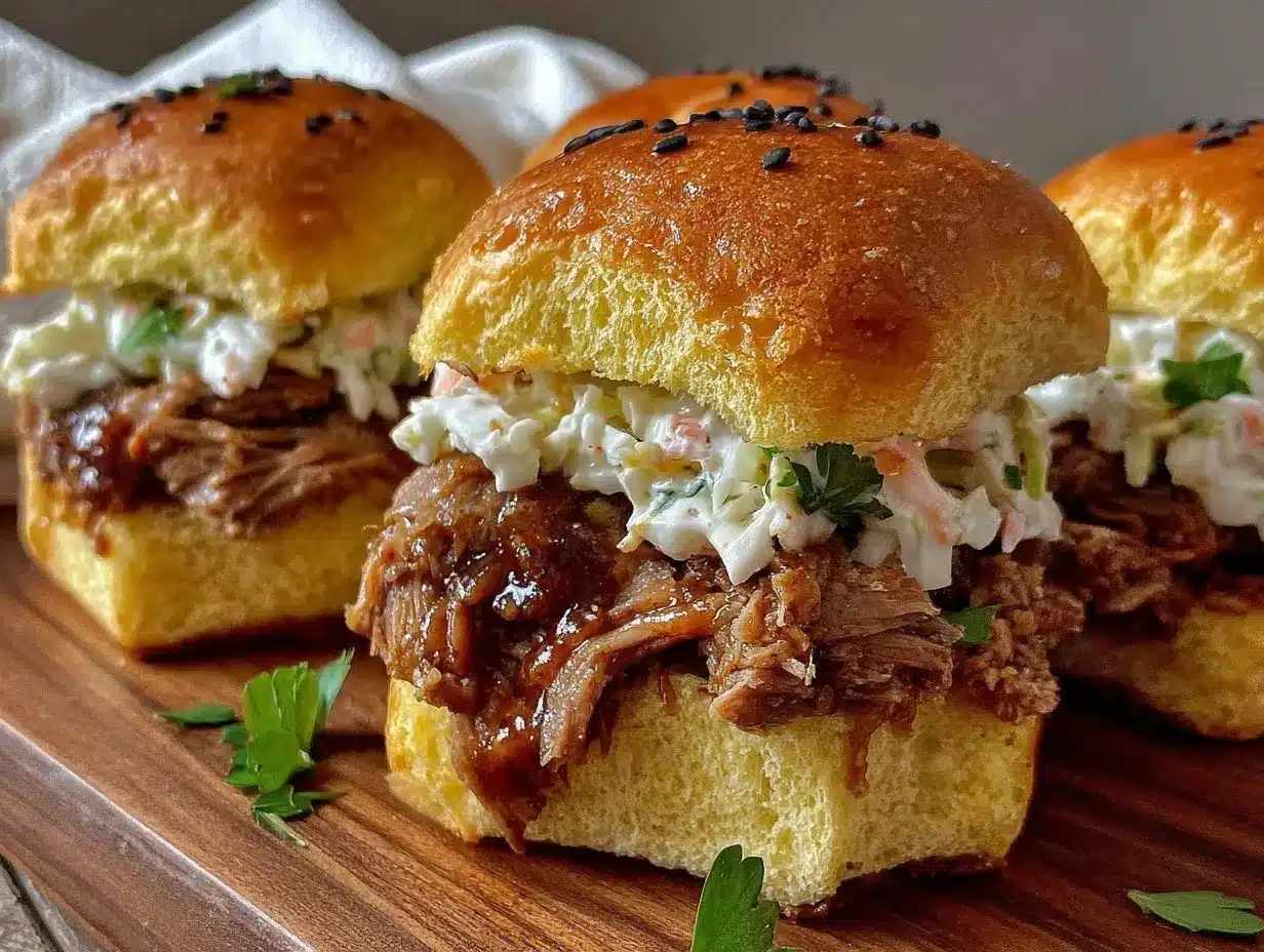 tender pulled pork sliders preparation steps