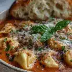tomato tortellini soup - featured image