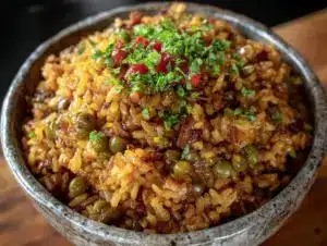 arroz con gandules - featured image