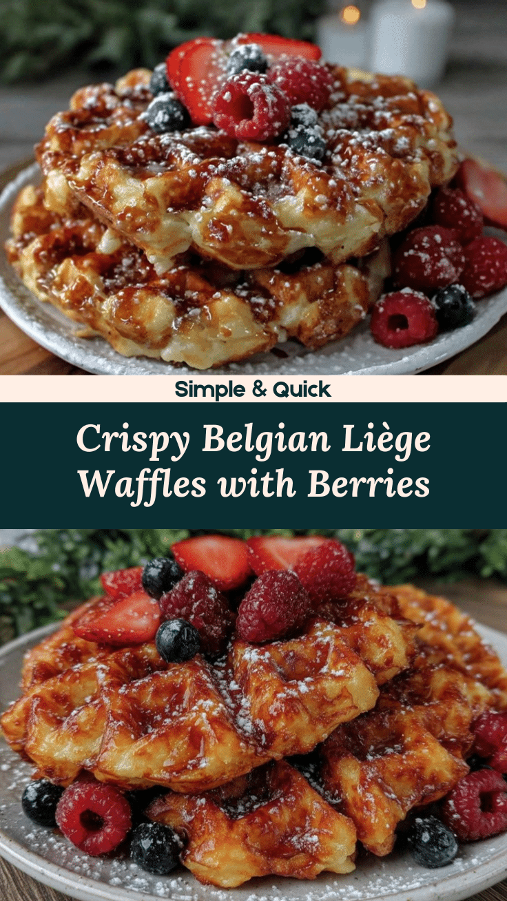 Belgian Liège waffles recipe