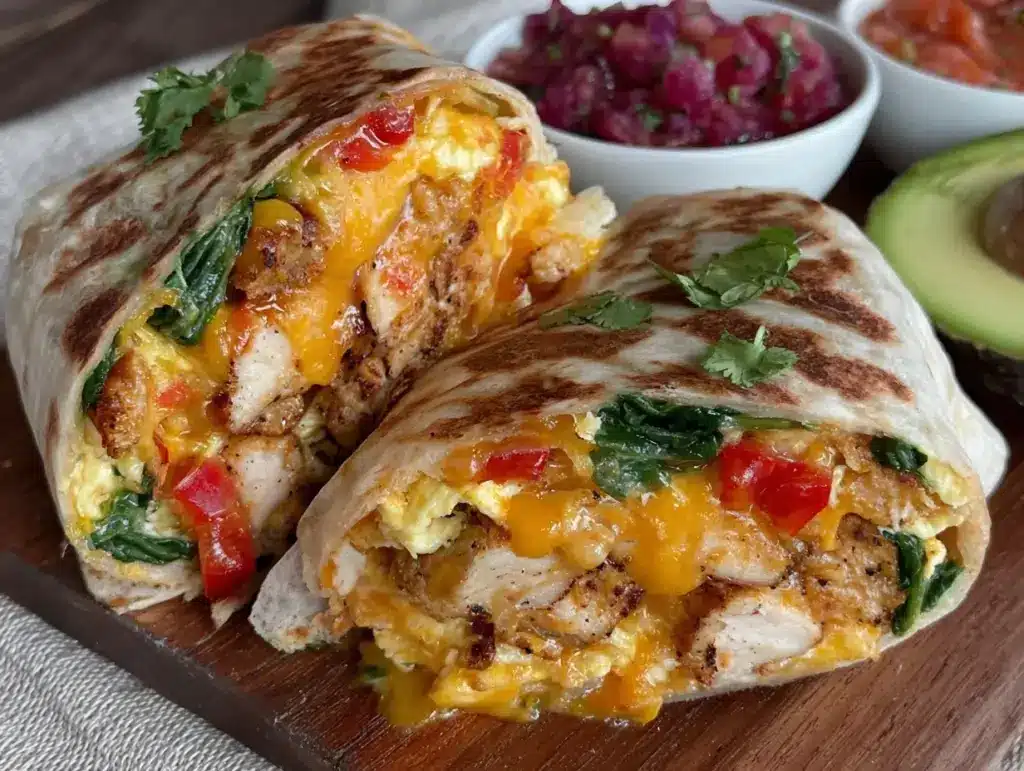 breakfast burrito meal prep - featured image